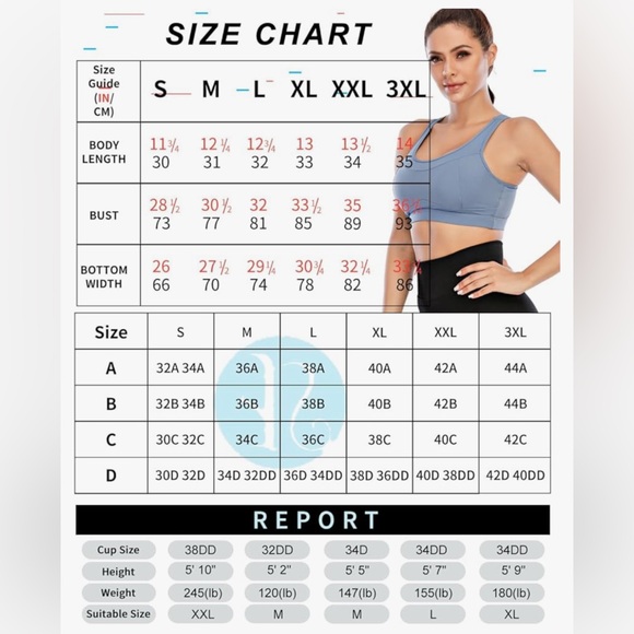 Running Girl High Impact Sports Bra - Picture 10 of 10